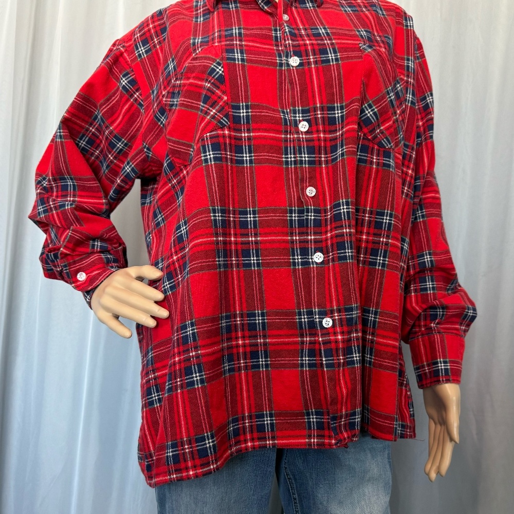 THE KEY CLUB Women’s Flannel Shirt (Size L) - Picture 4 of 14